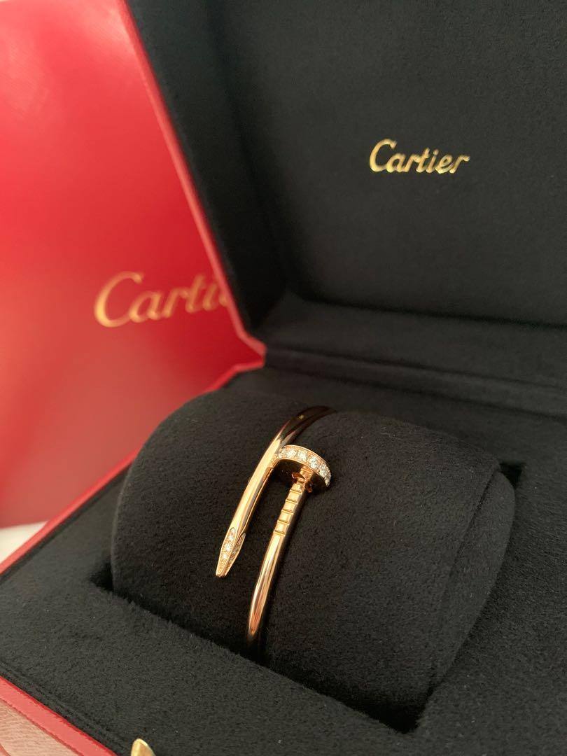 CARTIER UNBOXING - Cartier Love Bracelet Small 15 cm, Cartier Juste Un Clou  Ring Sm