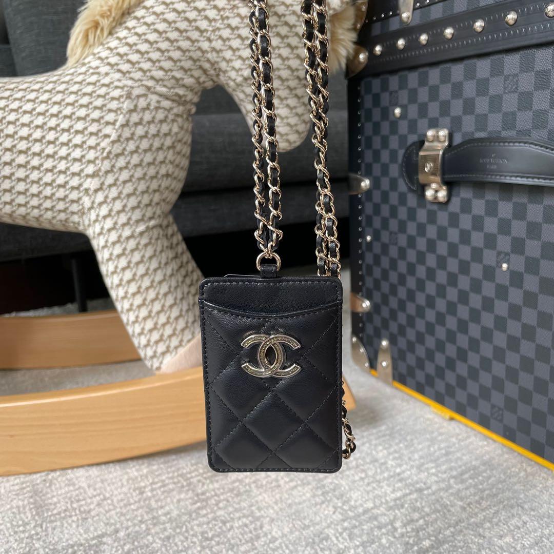 Chanel Lanyard / Card Holder, Luxury, Bags & Wallets on Carousell