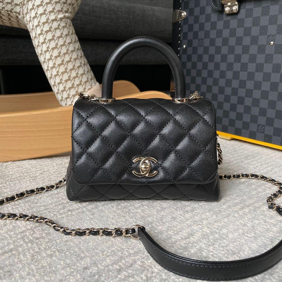 chanel coco handle mini outfit