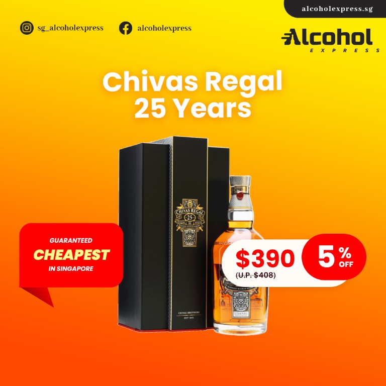 Chivas Regal 25 Years Free Delivery Food Amp Drinks - Chivas regal 25 vs blue label