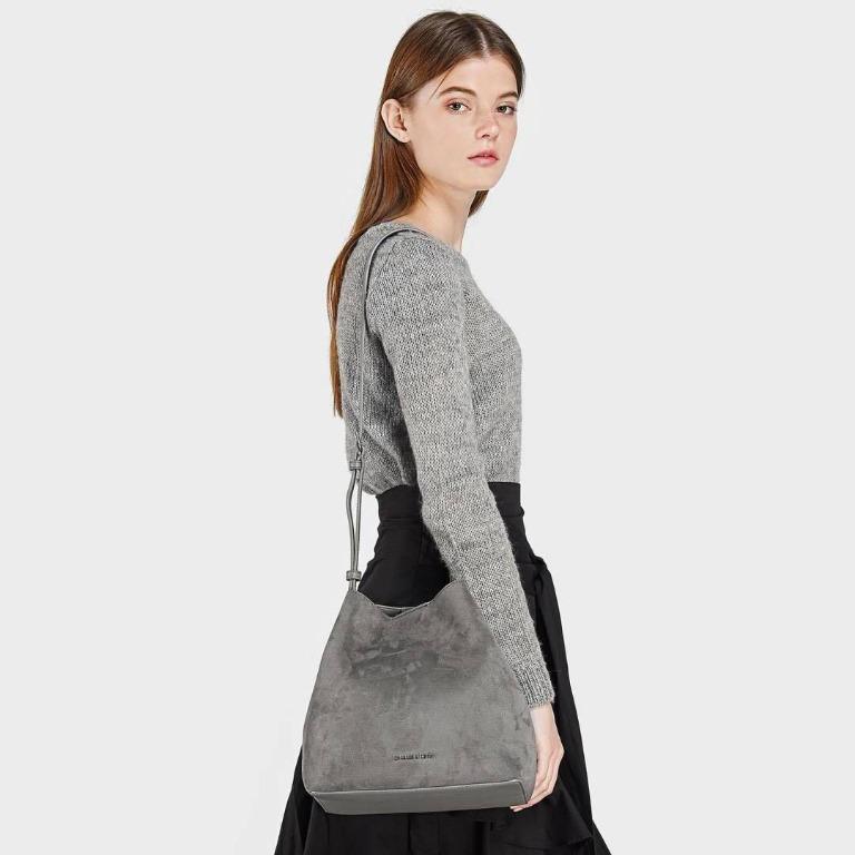 Charles and keith slouchy sling bag sales