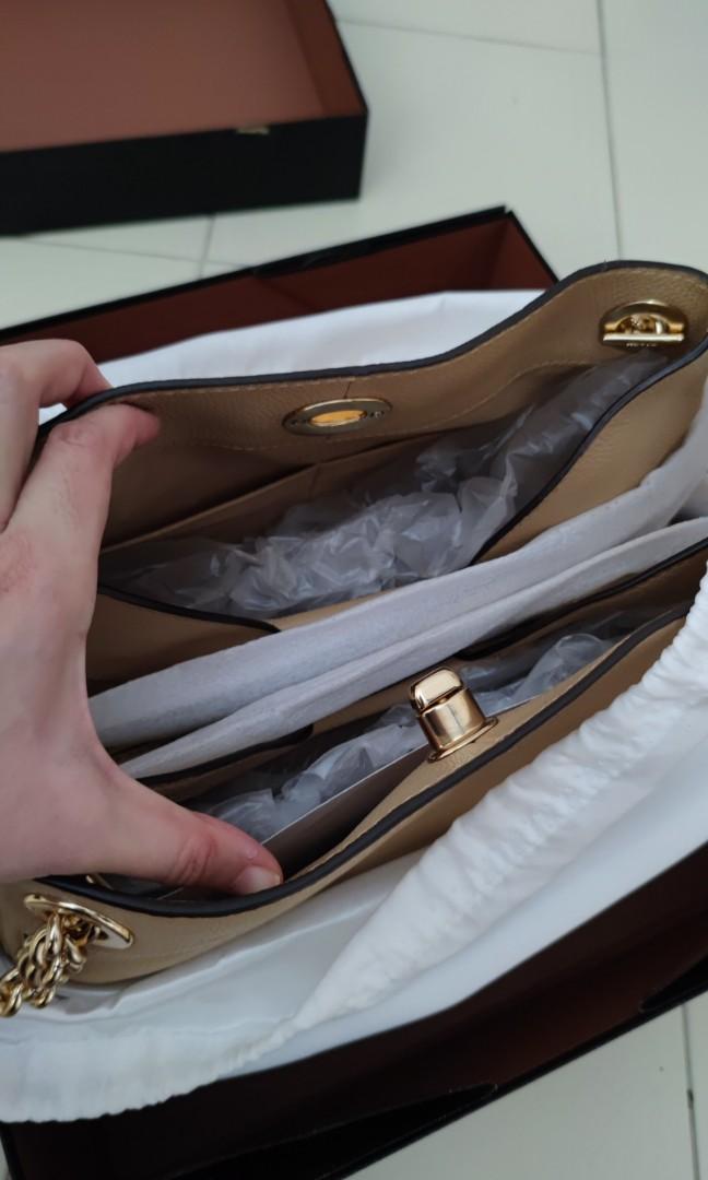 Coach pebble hot sale turnlock edie