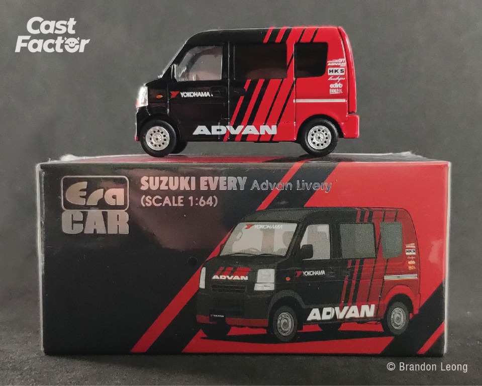 ERA CAR - 1:64 Suzuki Every ADVAN Livery, Hobbies & Toys 