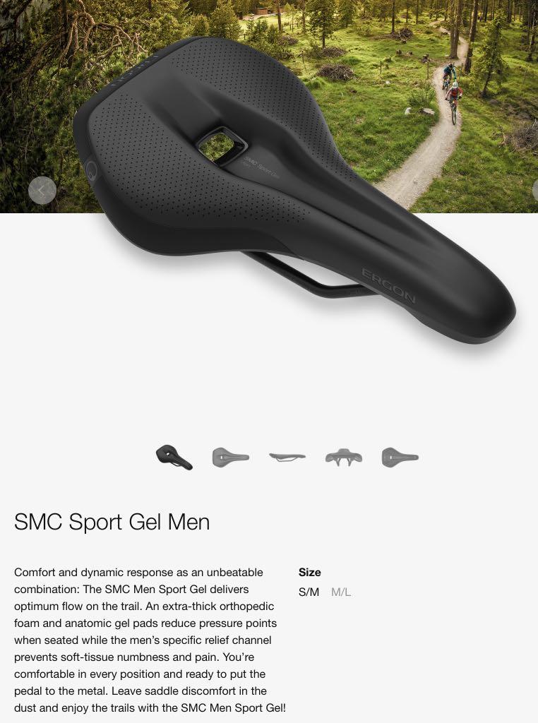 Ergon smc sport gel mens saddle deals