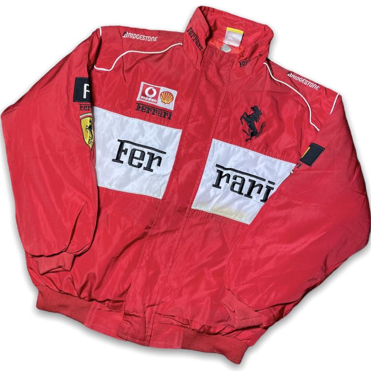Ferrari Lana Del Rey Racing Jacket, Men's Fashion, Coats, Jackets and ...