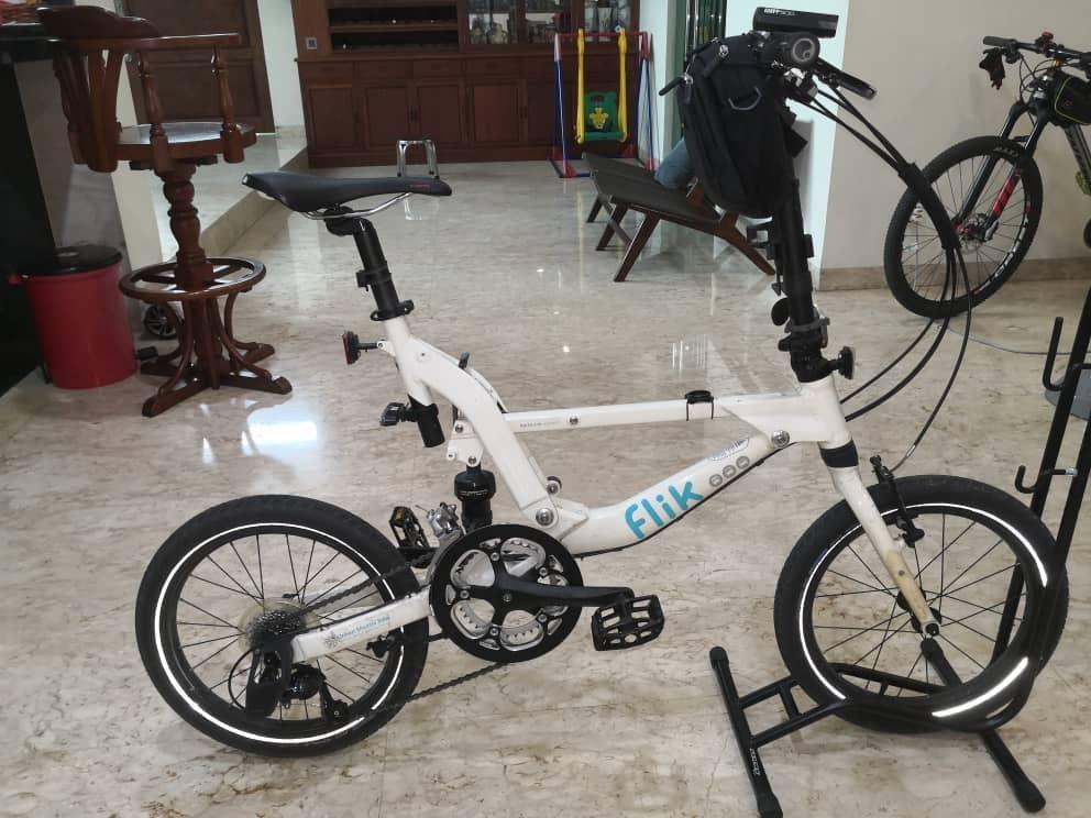 Flik folding bike best sale
