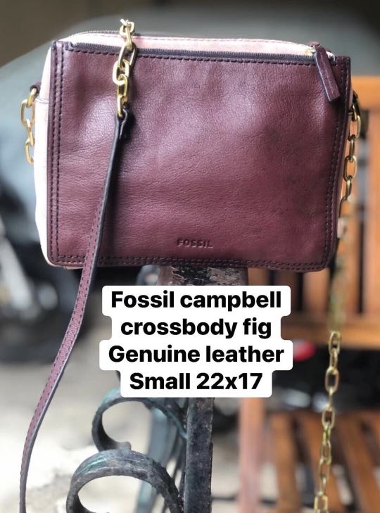 Fossil campbell on sale crossbody fig
