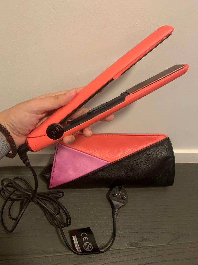 GHD Platinum Pink Blush Hair Straightener Beauty Personal Care