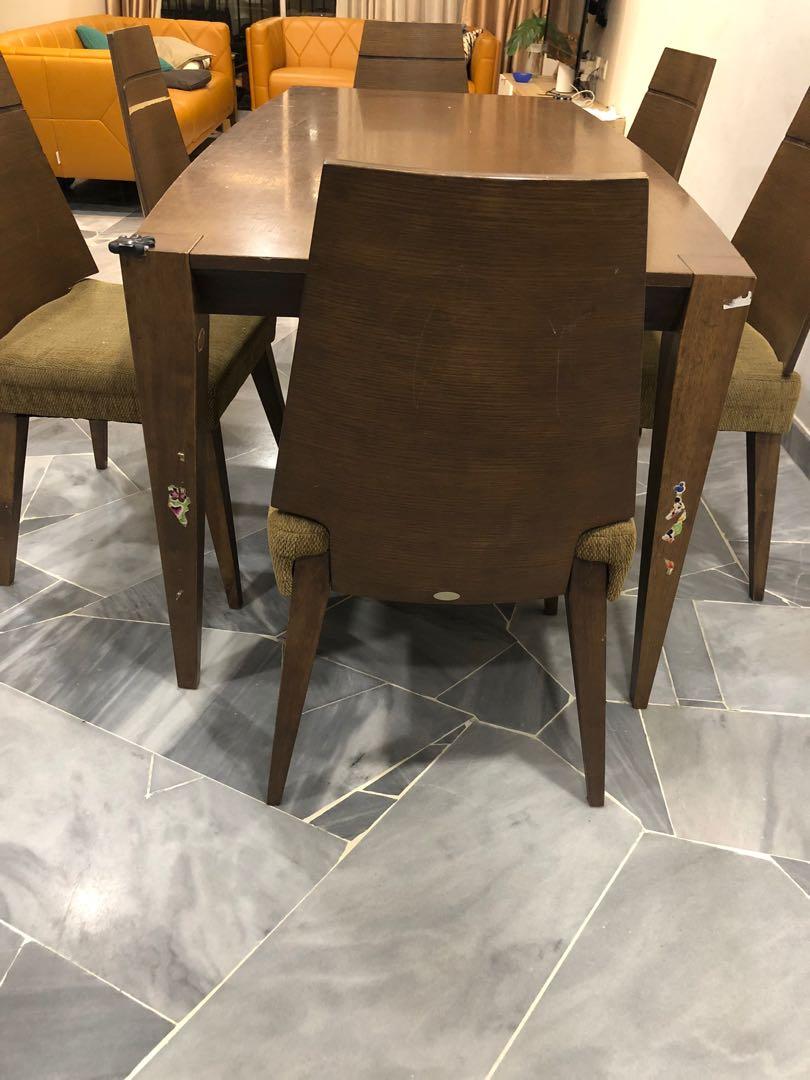 Harvey norman 6 outlet seater dining table