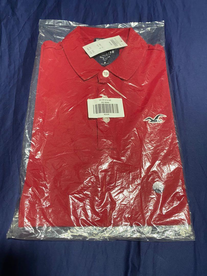 Hollister Epic Flex Stretch Polo Muscle Fit Men s Fashion Tops Sets Tshirts Polo Shirts on Carousell
