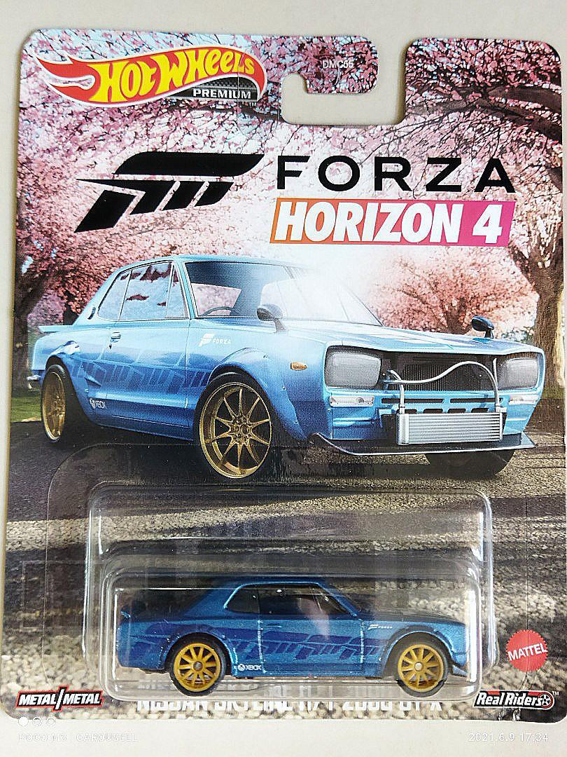 Hot Wheels 21replica Entertainment Forza Horizon 4 Nissan Skyline H T 00gt X Metalflake Blue Toys Games Diecast Toy Vehicles On Carousell
