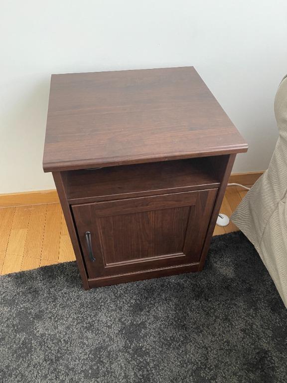 IKEA SONGESAND Bedside table brown 42x40 cm