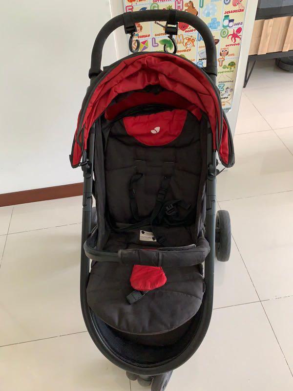 Joie stroller sales red and black
