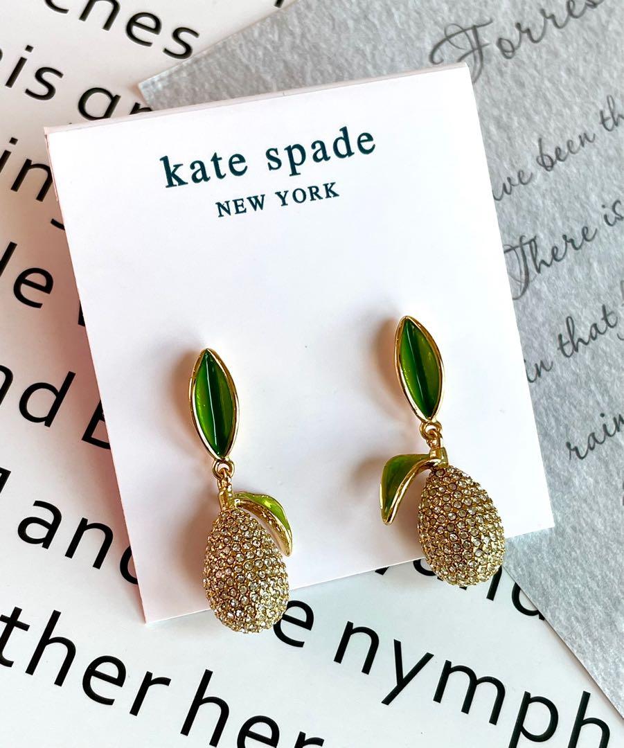 Kate spade store lemon drop earrings