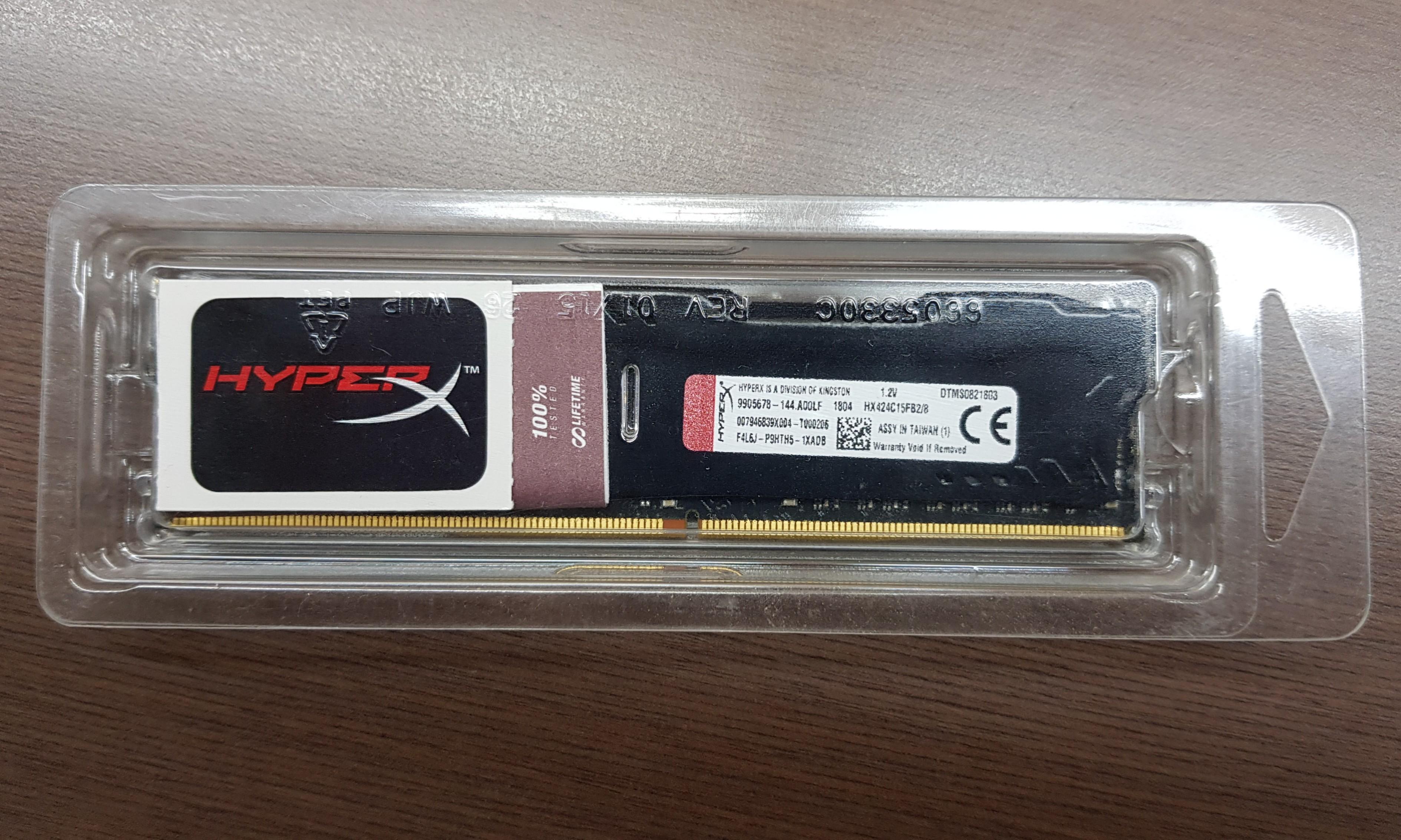 Kingston hyperx fury hotsell 8gb 2400mhz ddr4