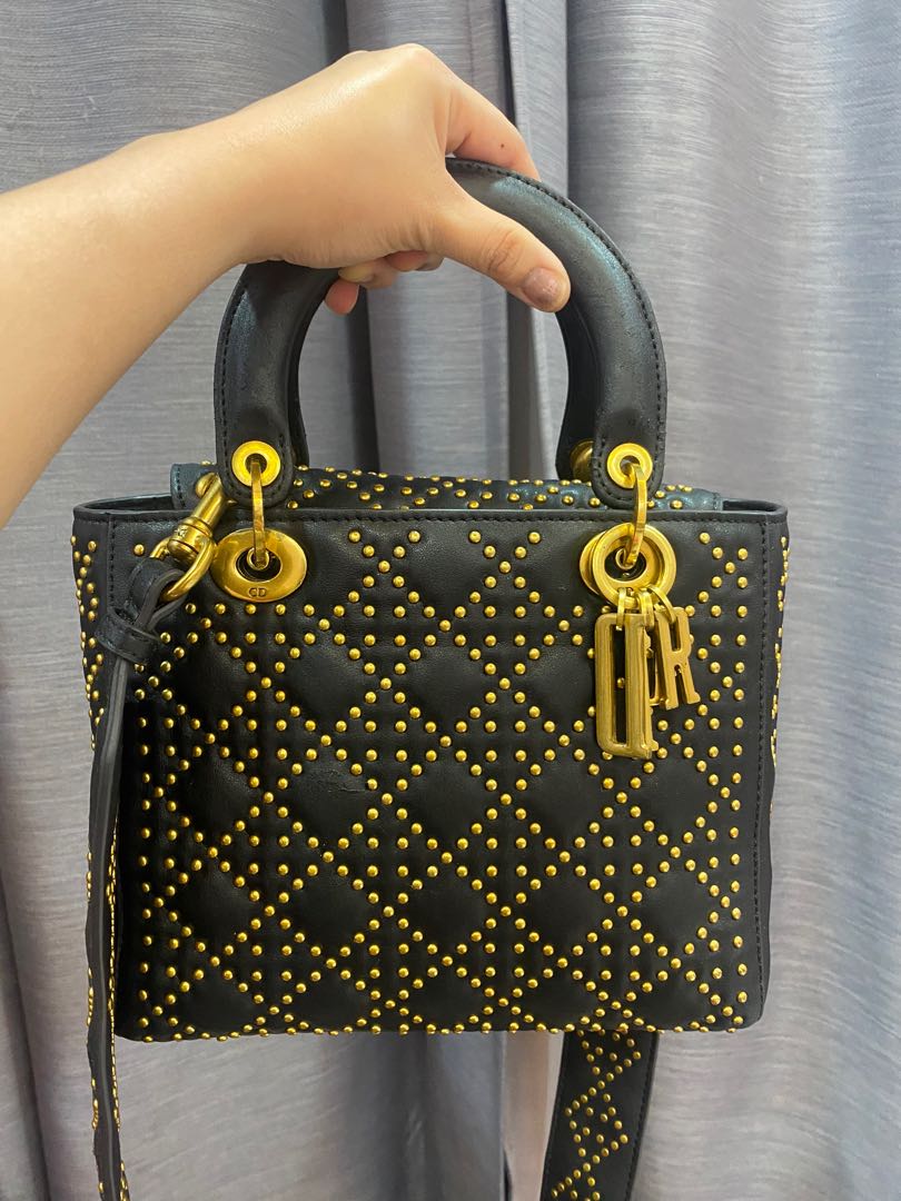 Lady dior studded bag outlet