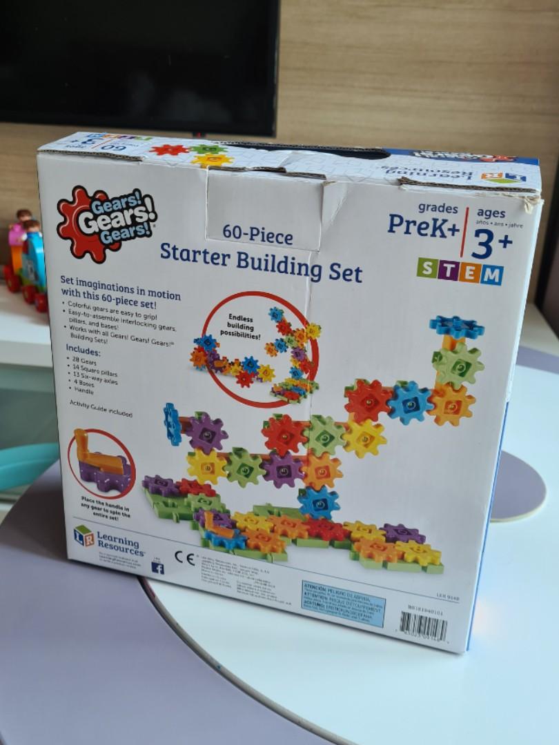 LEARNING RESOURCES GEARS CONSTRUCTION STEM TOY SET, Hobbies & Toys ...