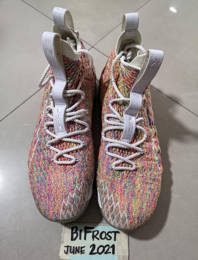 Lebron 15 Multicolor White sz12
