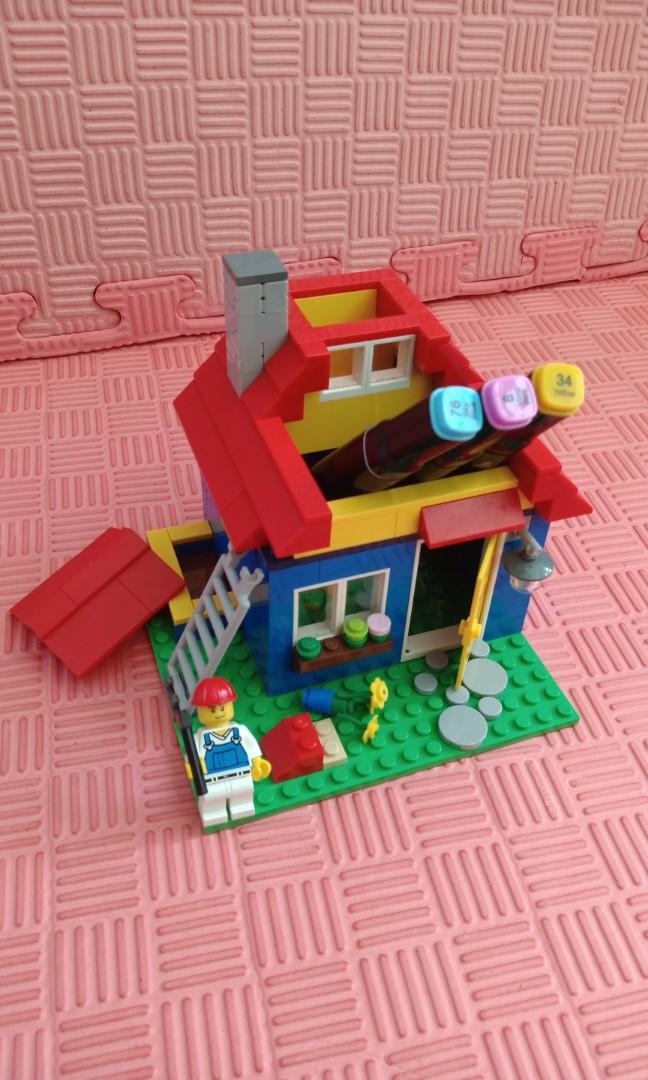 Lego 40154 pencil pot house set cheap