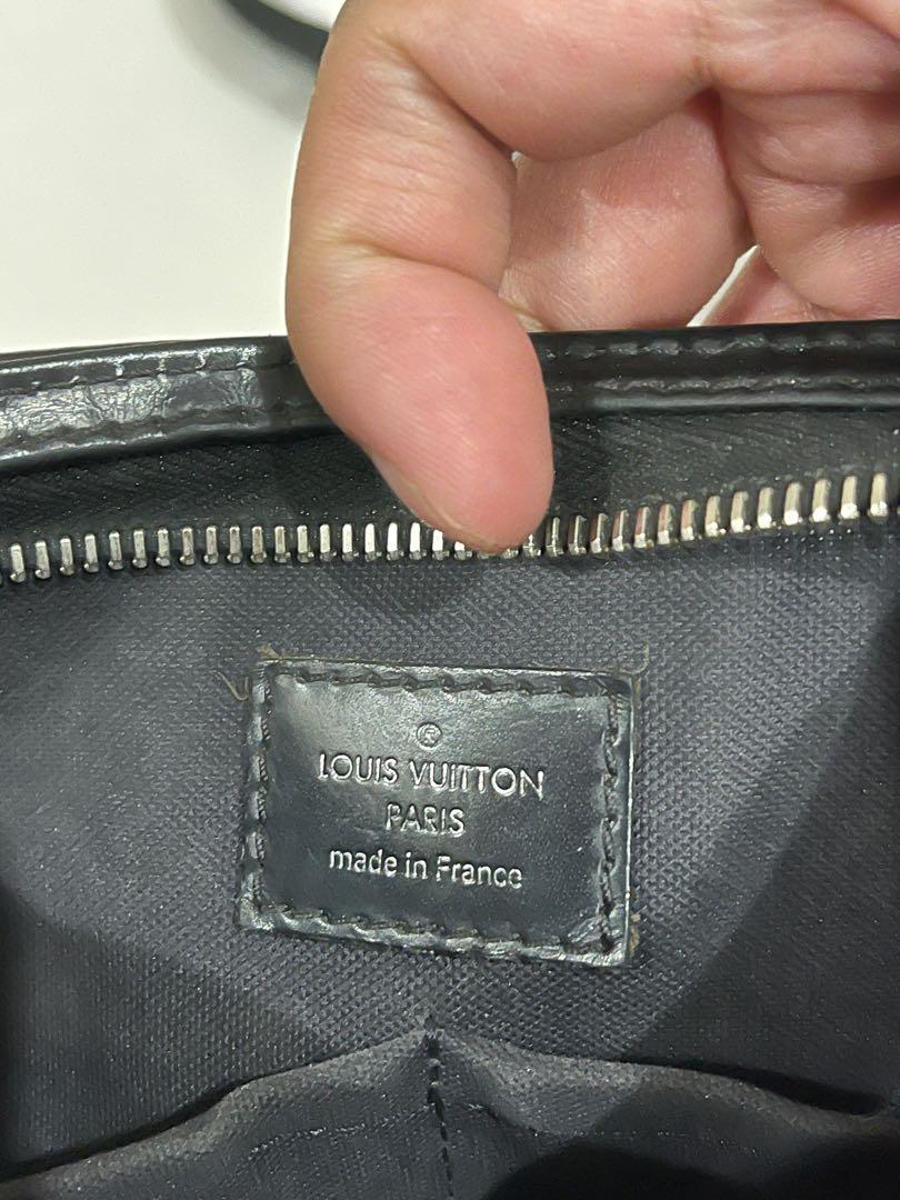 Louis Vuitton Gray Damier Graphite Coated Canvas Thomas Bag Silver