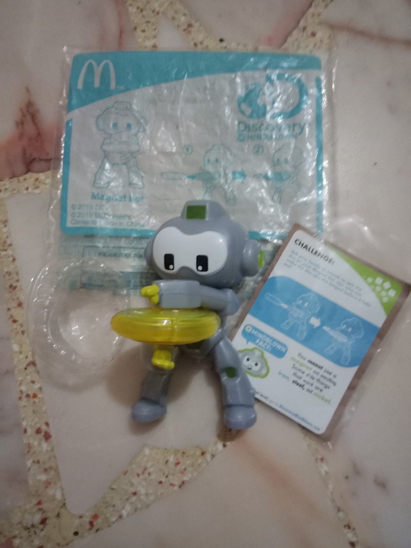 NEW McDonald's Happy Meal Toy #4 Discovery #Mindblown Prop Bot 