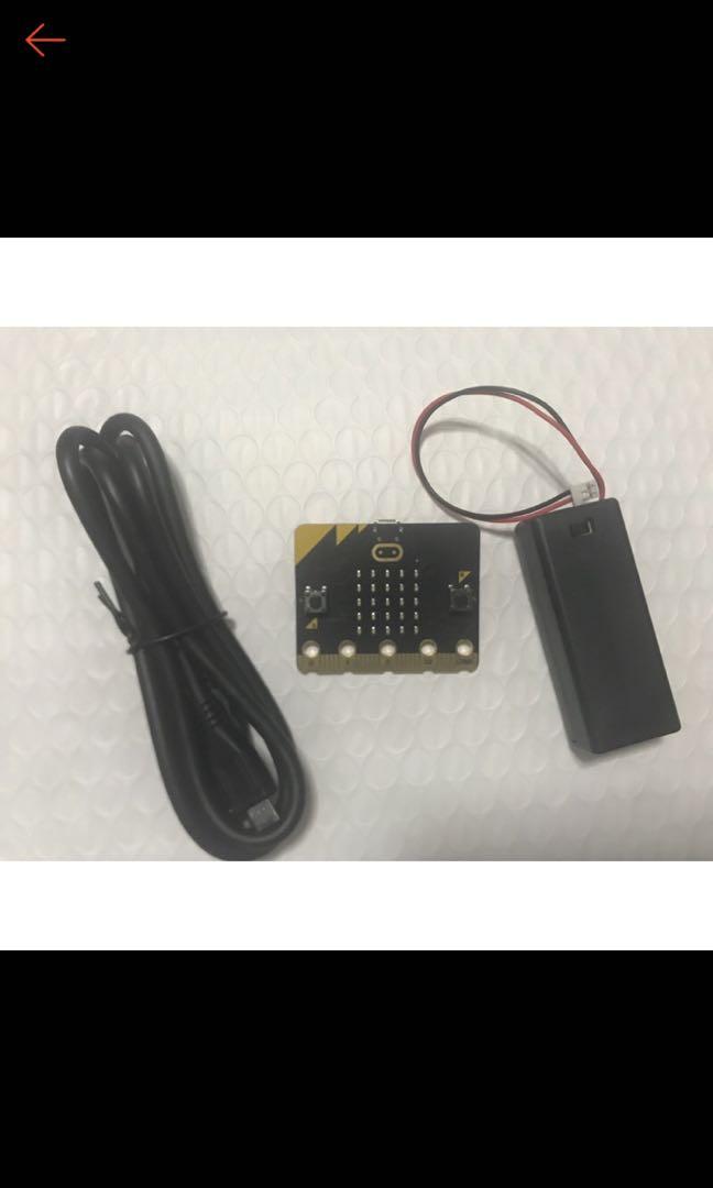Microbit V2 (Category: Other Mobile & Gadget Accessories) located in Singapore. Submitted by goodsallinone (Listing ID 1069667302, Image 1). Description: Microbit only - $32.9 Microbit with USB cable - $34.9 Microbit with battery pack - $34.9 Microbit with USB cable and battery pack - $36.9 .