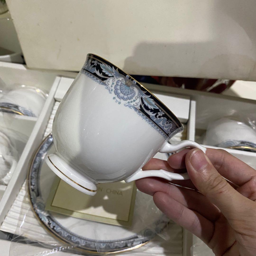 Mikasa Alumicron Eterna Tea Cup Duo Set (Category: Coffee & Tea Tableware) located in Quezon City. Submitted by kb0030 (Listing ID 1093277898, Image 1). Description: NARUMI Alumicron Eterna BRAND NEW WITH TAPED BOX Set of 6 pax/duo 6 pieces cup 6 pieces saucer .