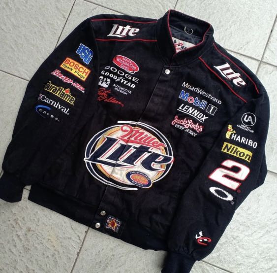 MILLER LITE NASCAR JACKET, Fesyen Pria 