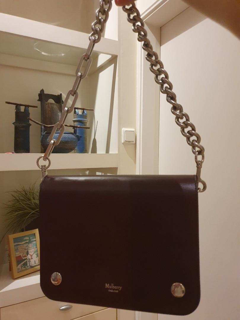 Mulberry clifton shoulder bag in oxblood