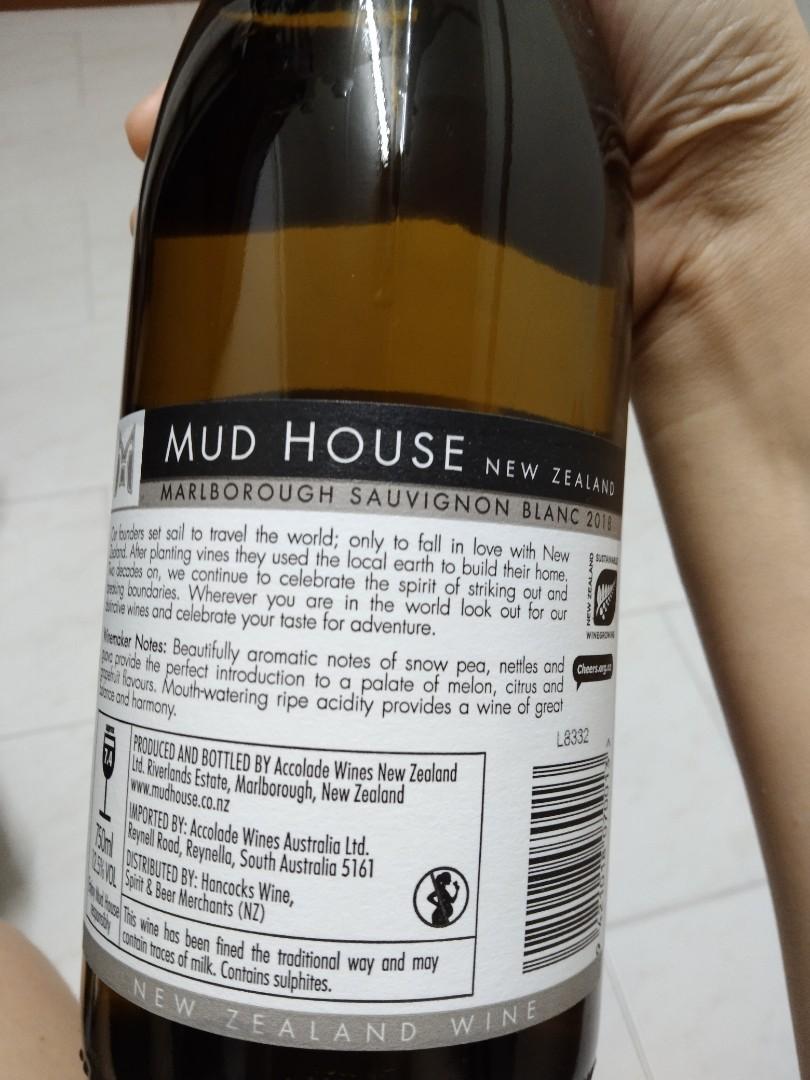 New Zealand Mud House Sauvignon Blanc 750ml, Food & Drinks, Beverages