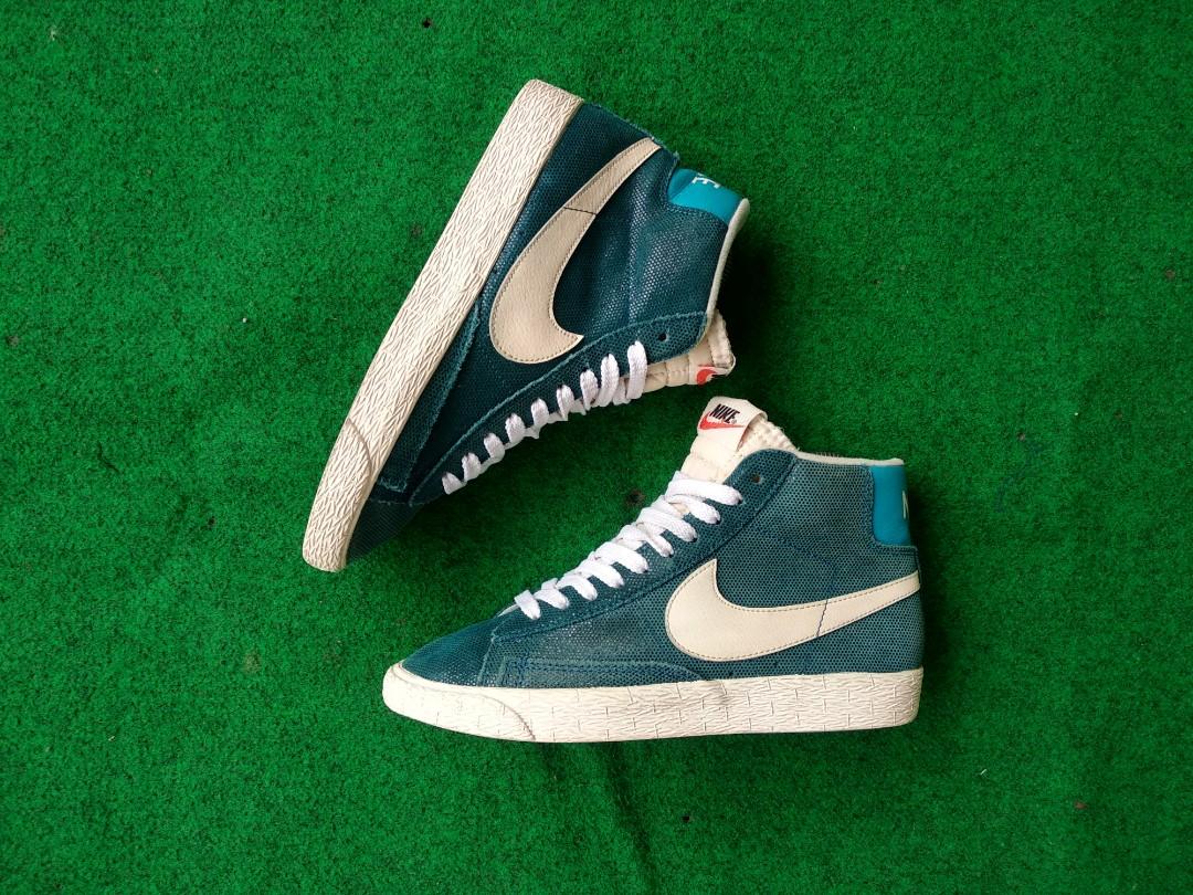 blazer mid vintage suede