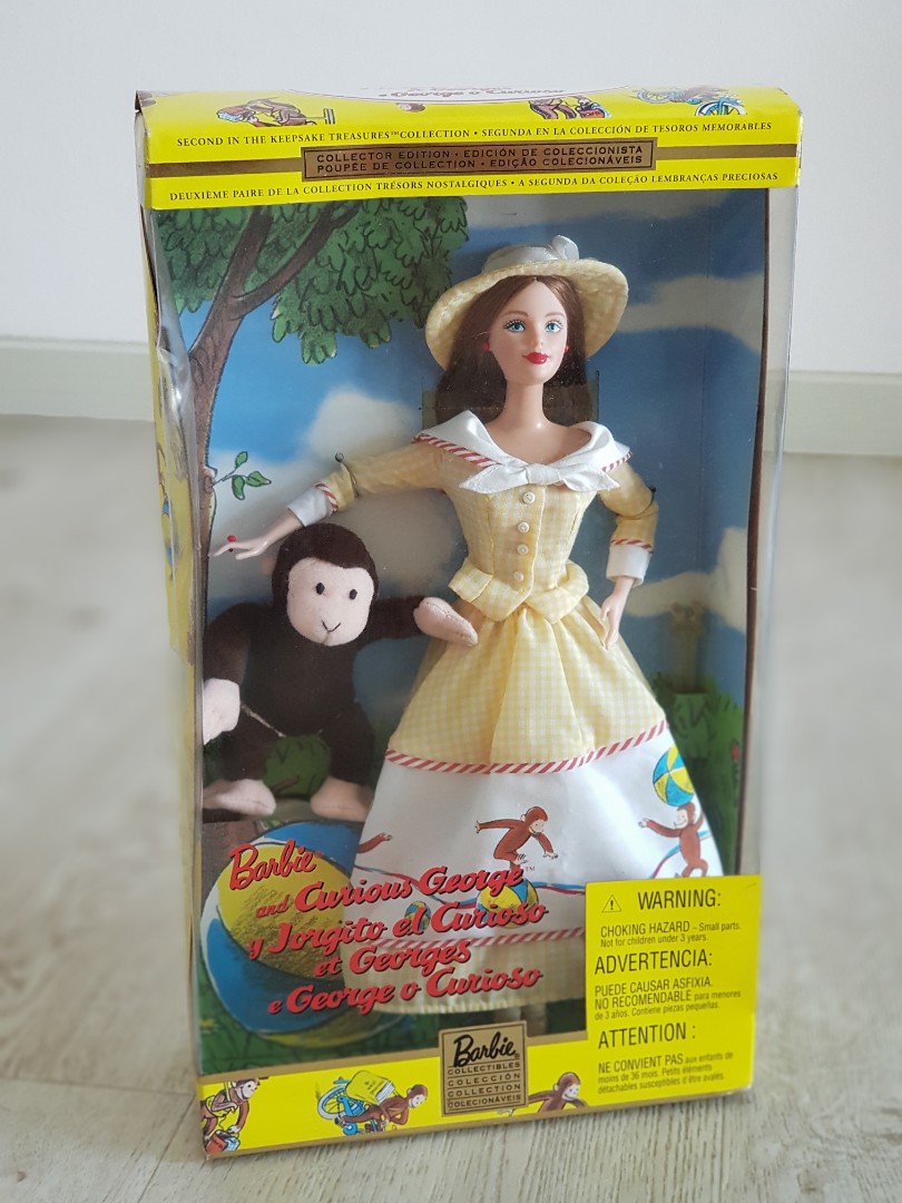 Curious george barbie doll value 2025