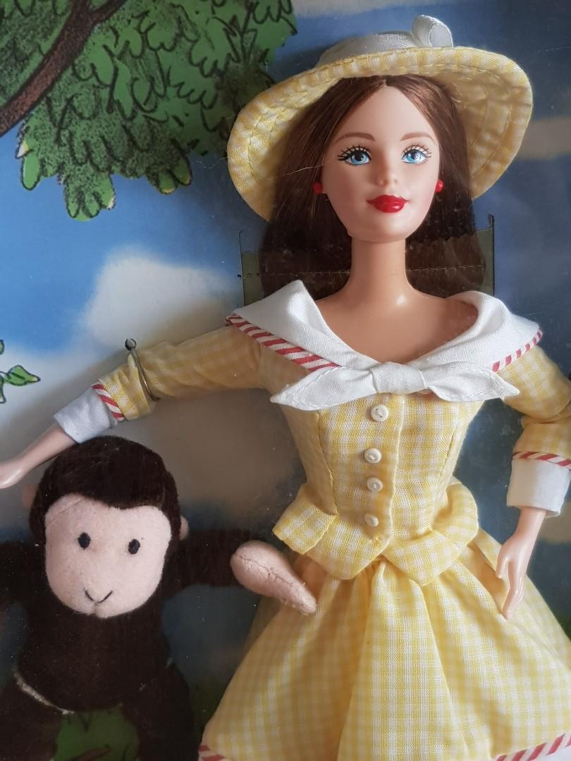 NRFB 2000 Barbie and Curious George