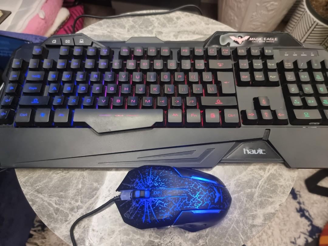 Orig Magic Eagle Keyboard and Mouse (Category: Computer Keyboard) located in Muntinlupa City. Submitted by thriftstorypremiumshop (Listing ID 1093395334, Image 2). Description: orig. in vefy good condition. everything works.