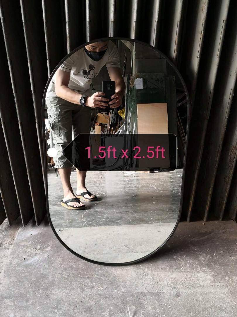 Oval mirror Direct Manufacturer (Category: Mirrors) located in Malabon City. Submitted by mirrors.ph (Listing ID 1093272478, Image 1). Description: Oval mirror Direct Manufacturer. Frameless and framed. Using 6mm thick copper free lead free mirror. Size Framed 1.5ft x 2ft P810 2ft x 3ft P1620 2.5ft x 4ft P2700 Customize sizes and shapes are welcome..