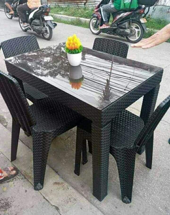 PLASTIC RATTAN DINING SETS Furniture Home Living Furniture