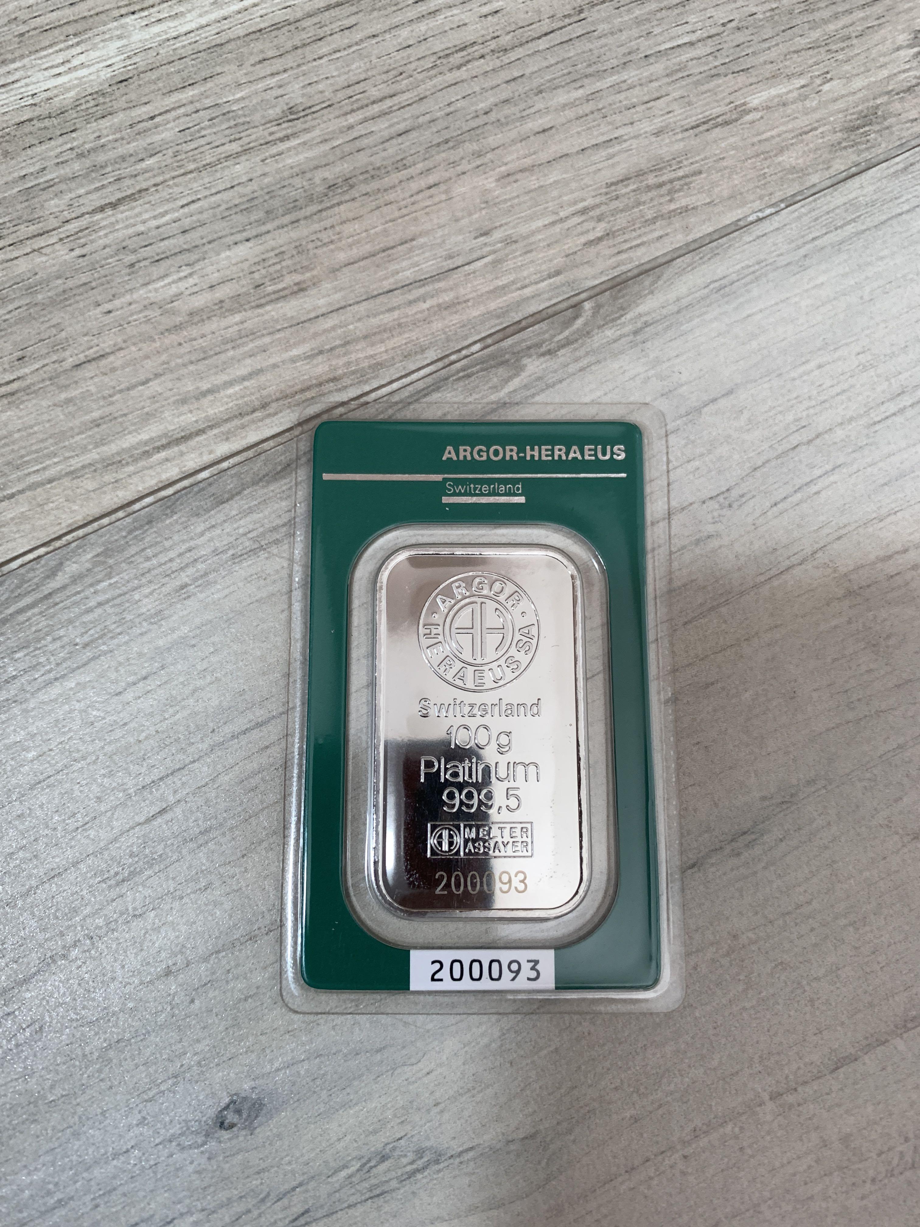 Platinum Bar 100g, Everything Else on Carousell Platinum Bar 100g, Everything Else on Carousell