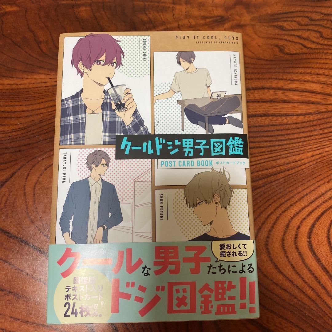 PO] cool doji danshi postcard book ク−ルドジ男子図鑑－ポストカ