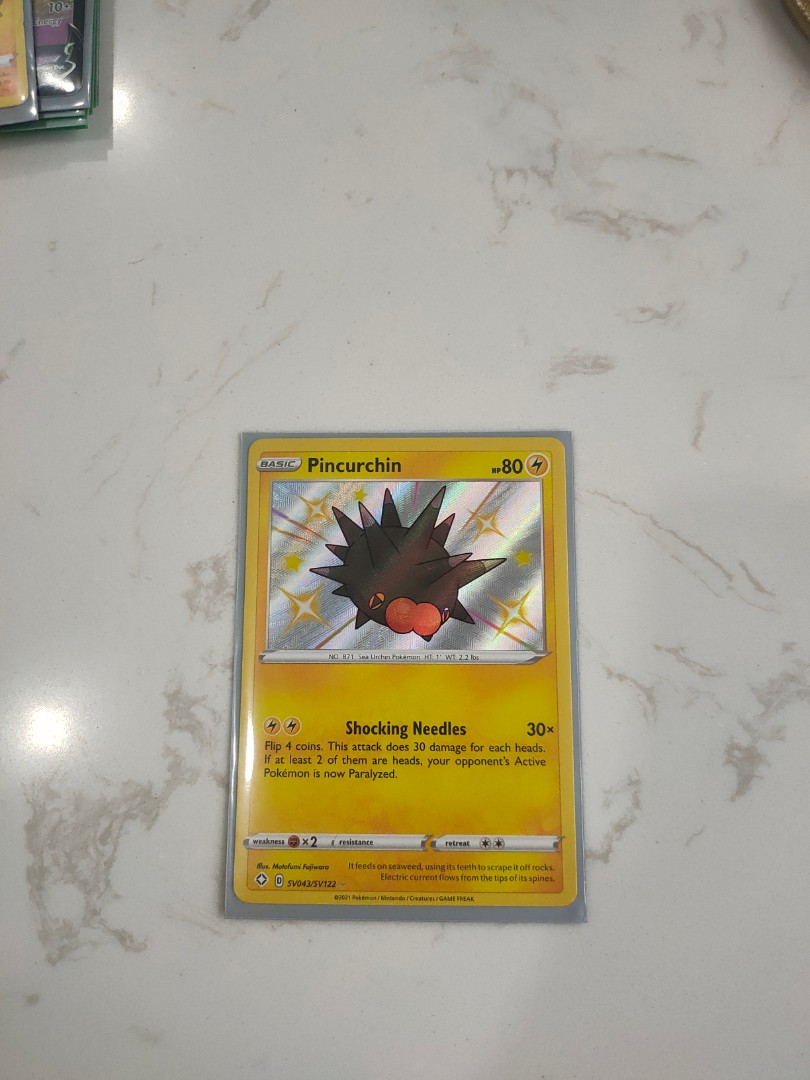 pincurchin pokemon card value Amazon.com: Crystalcommerce Pincurchin - 064/189 - Holo Rare Collectible  Card