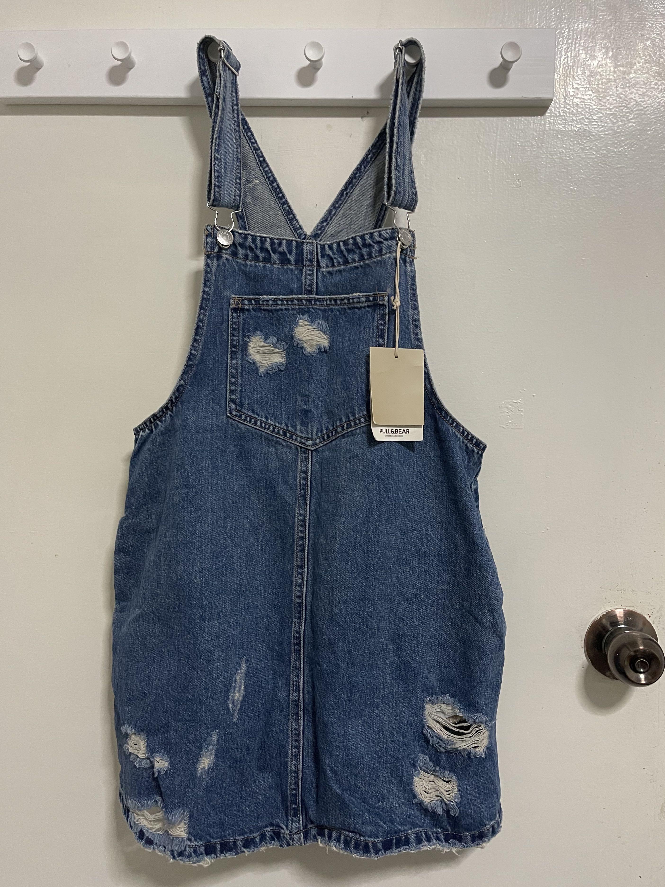 Pull and best sale bear overall dress