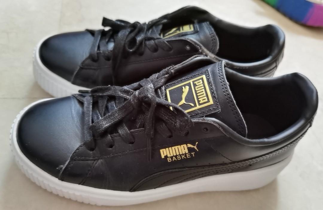 Puma basket platform core black on sale