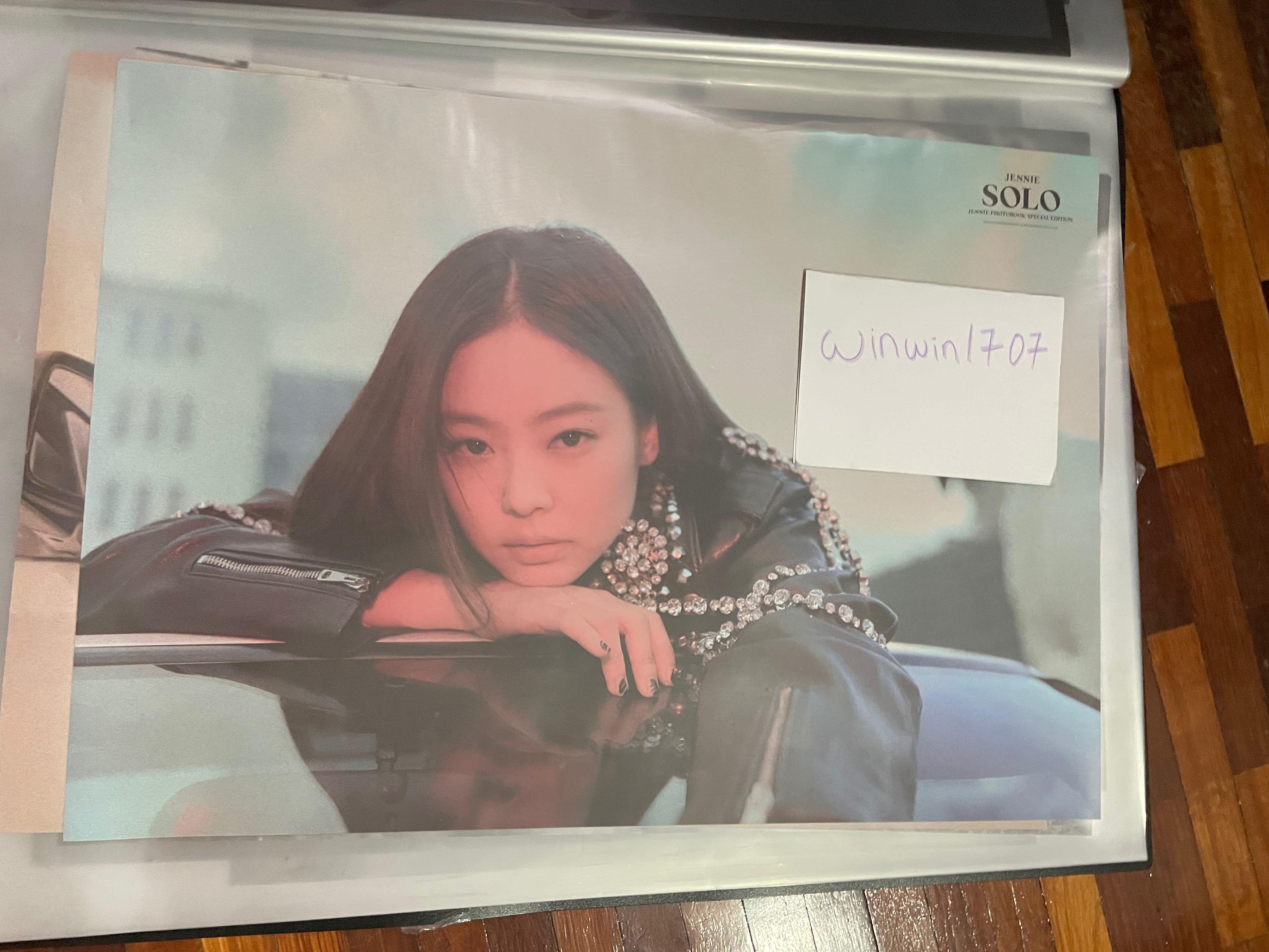 QYOP] BLACKPINK JENNIE SOLO SPECIAL EDITION FIRST PRESS POSTER