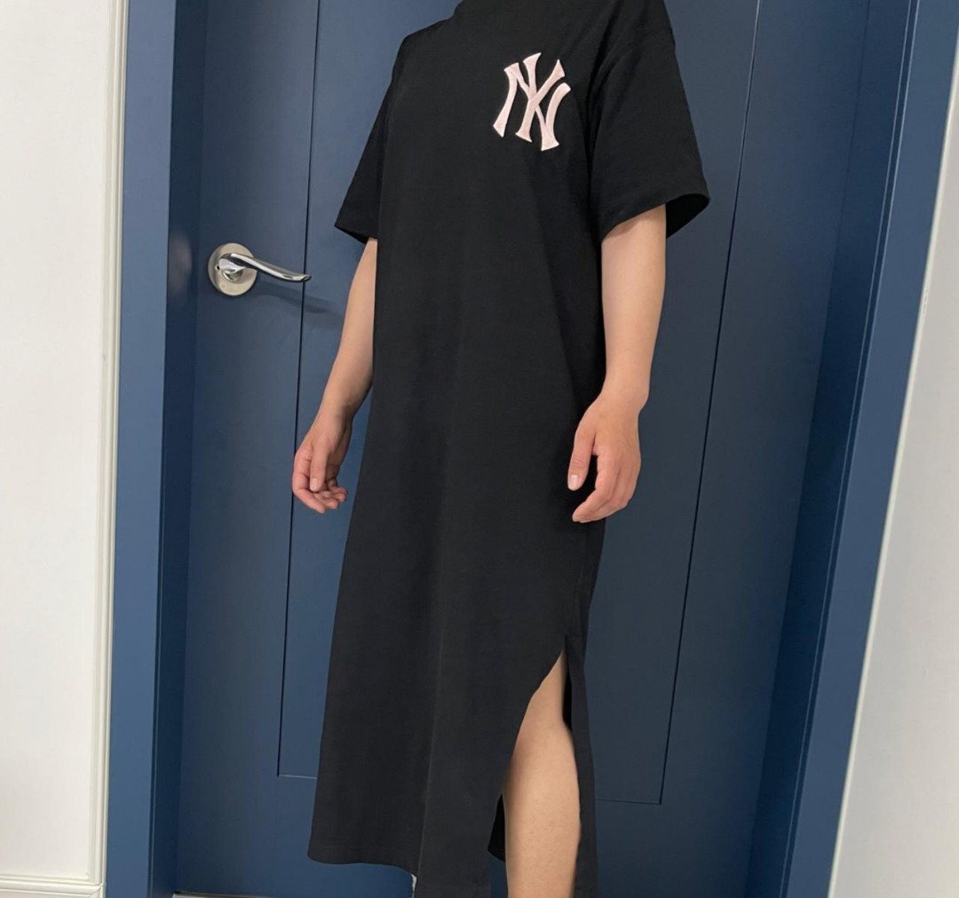Váy MLB Monogram Allover Midi Dress LA Dodgers 31OP0411150S Phuong Thuy Vu