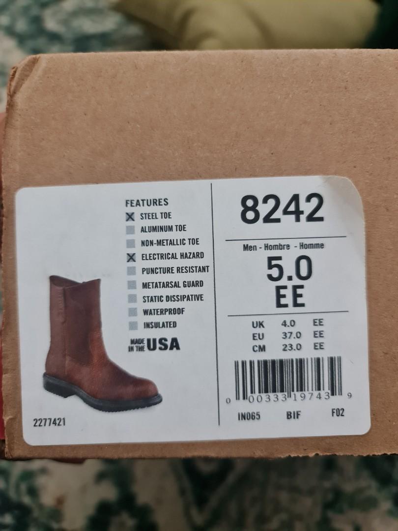(NEW) Red Wing 8242 High Cut Safety Shoe Size US 5 / UK 4, Men's ...