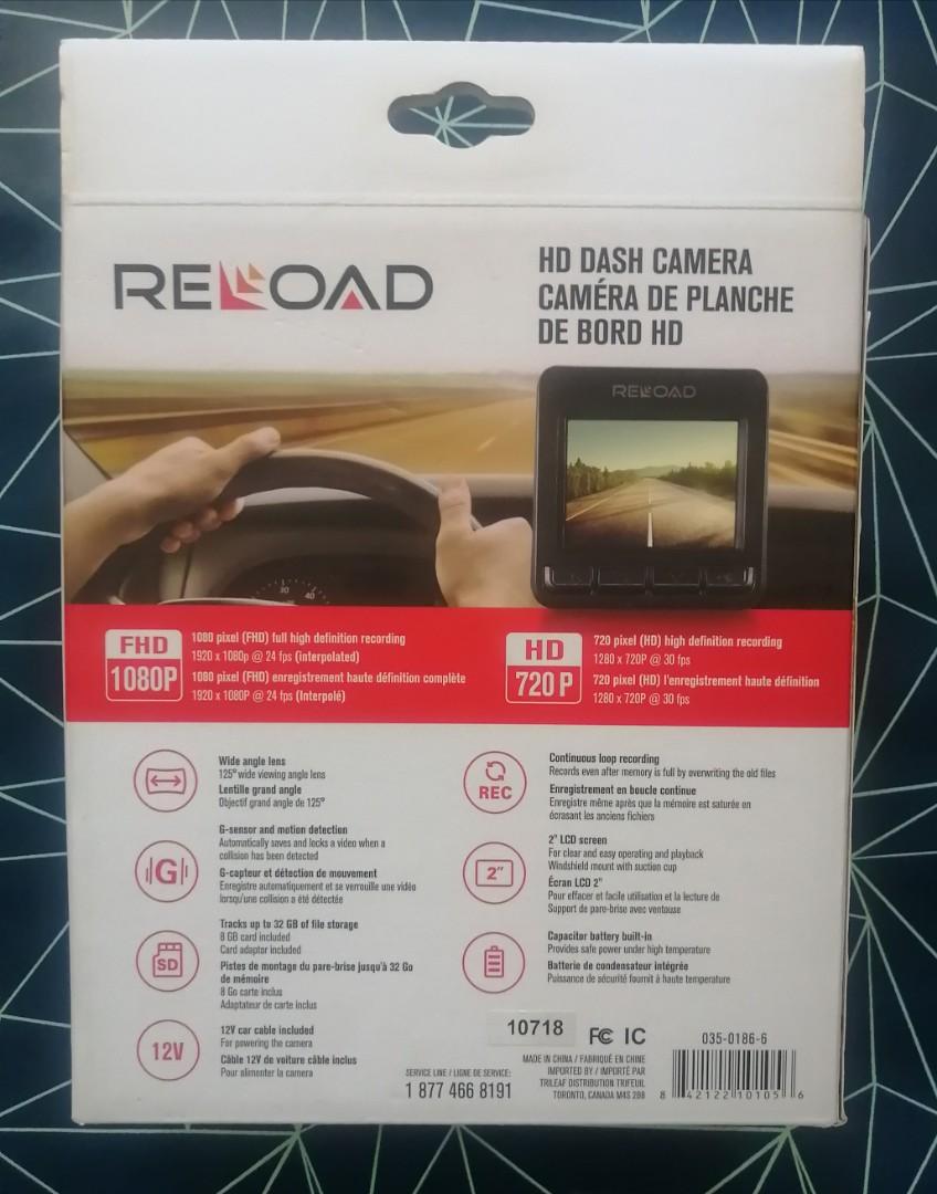 Reload Auto Camera Reload 720P HD Dash Camera, Auto Accessories & Others on Carousell