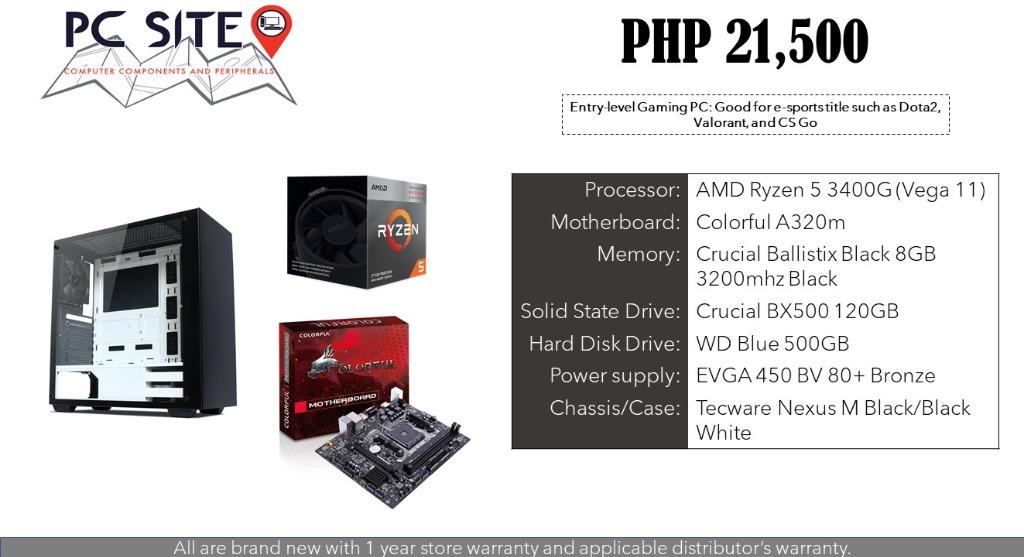 Amd ryzen sale 5 3400g valorant