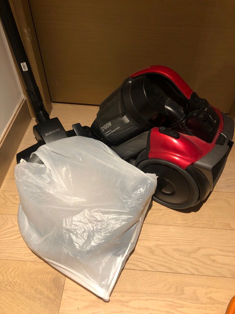 samsung cyclone force extreme suction power吸塵機, 家庭電器, 吸塵機 ＆ 家居清潔電器
