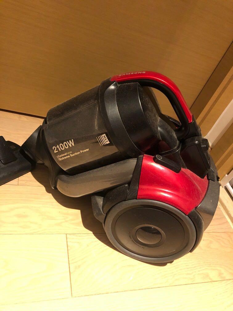 samsung cyclone force extreme suction power吸塵機, 家庭電器, 吸塵機 ＆ 家居清潔電器