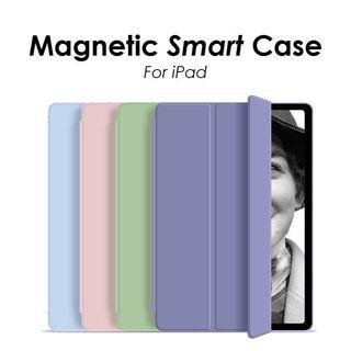 [SG] Magnetic Smart Leather Flip Case Casing Cover for iPad Pro 12.9(18/20/21)/Pro 11(18/20/21)/iPad Air 2/Air 3/Air 4/Air 5/Mini 6/Mini 4/Mini 5/10.2(7th/8th/9th Gen)10.9(10th Gen)/9.7(5th/6th Gen)/Pro 10.5/Pro 9.7