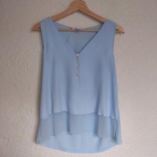 Sky blue tank top